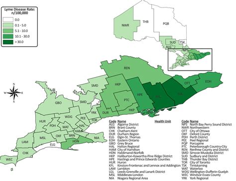 The Continued Rise Of Lyme Disease In Ontario Canada 2017 Ccdr20184410 Canadaca