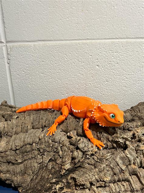 3d Printed Articulated Bearded Dragon 500026 • Cornels World