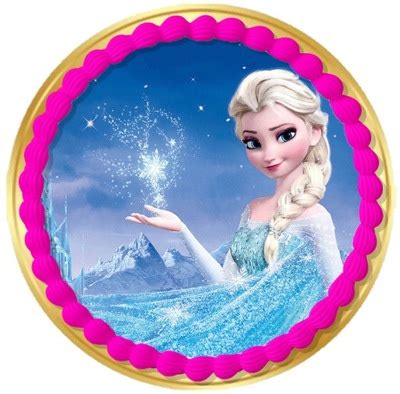 Op Atek Na Tort Okr G Y Cm Frozen Elsa Anna