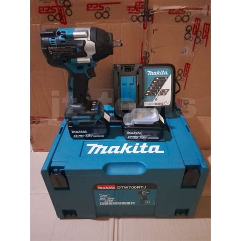 Mesin Impact Wrench Cordless Makita Dtw Rtj Lazada Indonesia