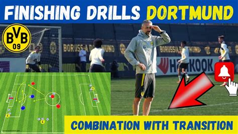 Soccer Finishing Drills Borussia Dortmund Youtube