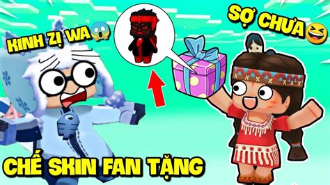 MEOWPEO CHẾ TẠO SKIN KINH DỊ TỪ QUÀ TẶNG CỦA FAN TRONG MINI WORLD VÀ