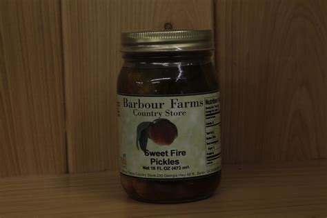 Sweet Fire Pickles – Barbour Farms
