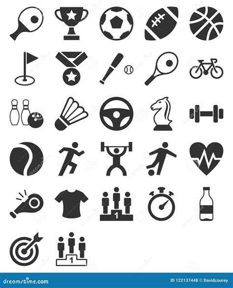 Het Pictogram Van De Sport Vector Illustratie Illustration Of Barbel