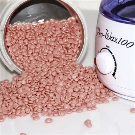 G Hard Wax Bean Hair Removal Bikini Depilatory No Strip Pellet Rose At Wax Hair