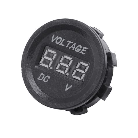 12V 24V Waterproof Car Motorcycle LED Digital Display Voltmeter Voltage