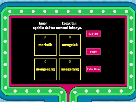 Kata Kerja Tahun Gameshow Quiz