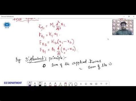 Control Systems L Mathematical Modelling Of Mechanical Systems L