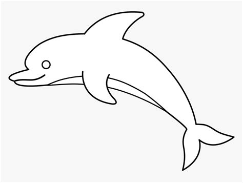 Dolphin Outline Clip Art