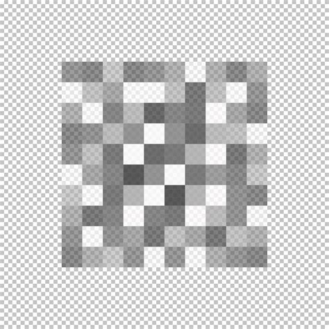 Censor Blur Effect Gray Checkered Pattern Pixel Mosaic Texture To