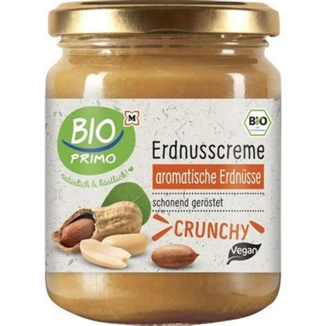 BIO PRIMO Bio Erdnusscreme Crunchy 250 G Piccantino Onlineshop