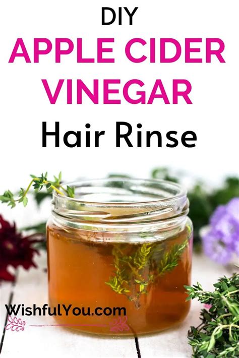 DIY Apple Cider Vinegar Hair Rinse