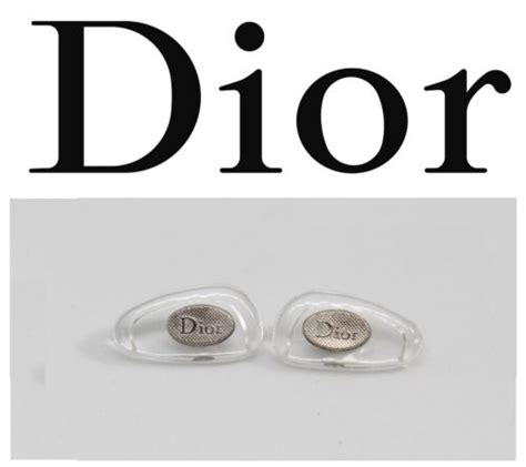 Replacement Screw In Nose Pads For Christian Dior Eyeglasses Sunglasses Silver Ebay