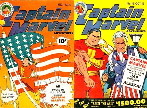 Captain Marvel And Uncle Sam Team Up Marvel Fight Uncle Sam Captain