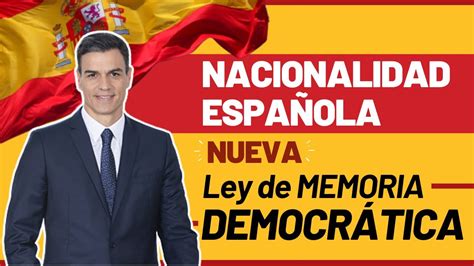 🇪🇸 Nacionalidad Española ⚖️ Nueva Ley Memoria Democrática ⚖️ Youtube