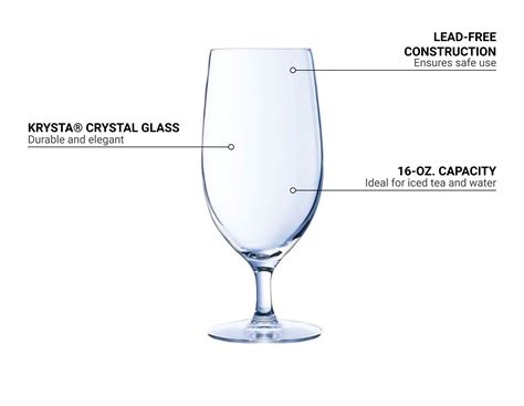 Chef Sommelier G Oz Cabernet Iced Tea Glass