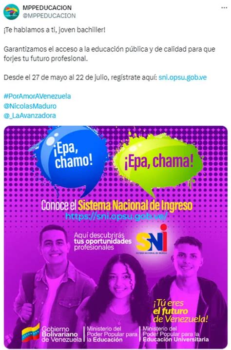 Habilitan Link De Registro Para Cupo Universitario 2024 En Venezuela