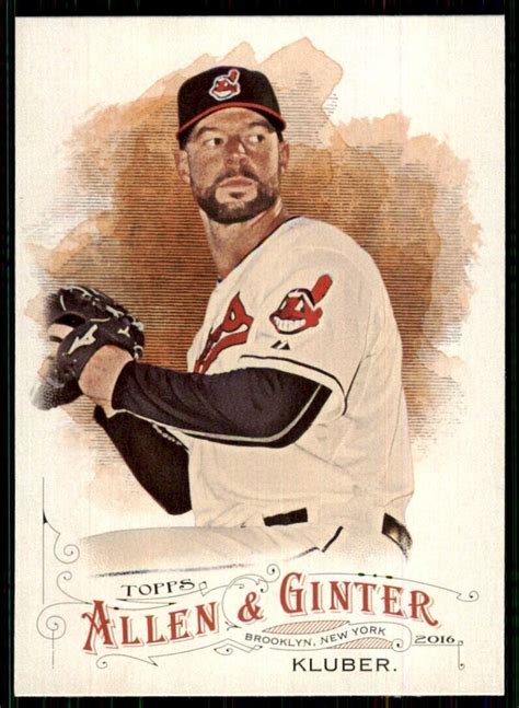 2016 Topps Allen Ginter Corey Kluber Cleveland Indians 297 MLB