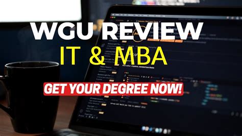 Wgu Review It And Mba Western Governors University Youtube