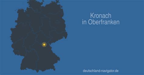 Kronach In Oberfranken Bayern Stadtplan Routenplaner Und Mehr