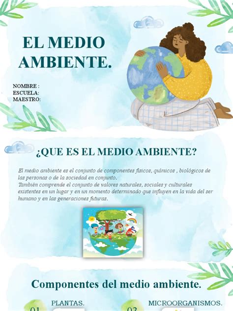 Ambiente Power Point Pdf Entorno Natural Contaminación