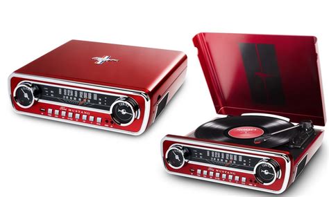 ION Mustang LP 4 In 1 Classic Car Styled Music Center Groupon