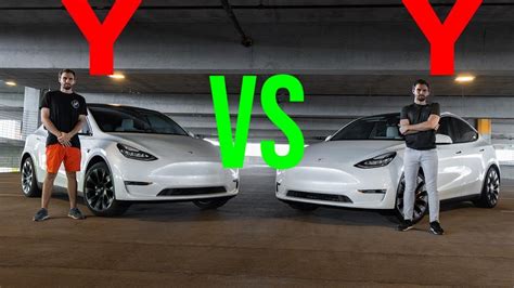 Model Y Long Range Compared To Performance Youtube