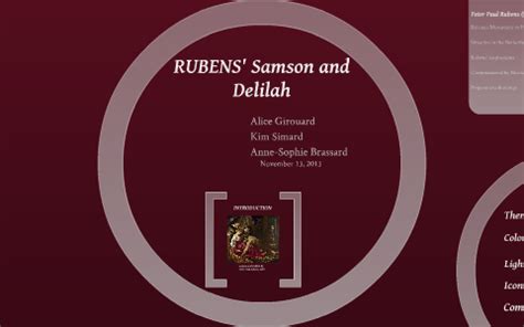 RUBENS' Samson and Delilah by Alice Girouard on Prezi