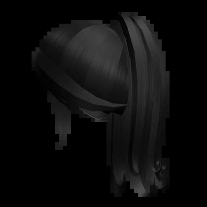 Popular Y2K Aesthetic High Ponytail In Black Roblox Item Rolimon S