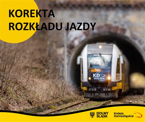 Korekta rozkładu jazdy pociągów Kolei Dolnośląskich co się zmienia