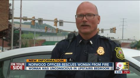 Police Officer Saves Woman From Burning Home Youtube