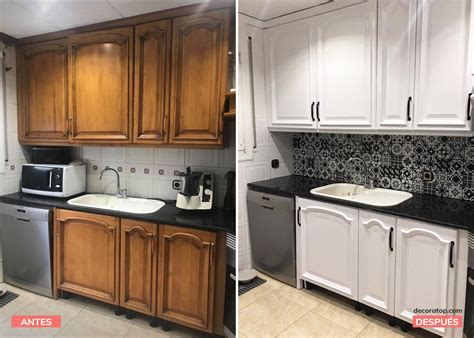 20 Cocinas Antes y Después cambios increíbles con PINTURA