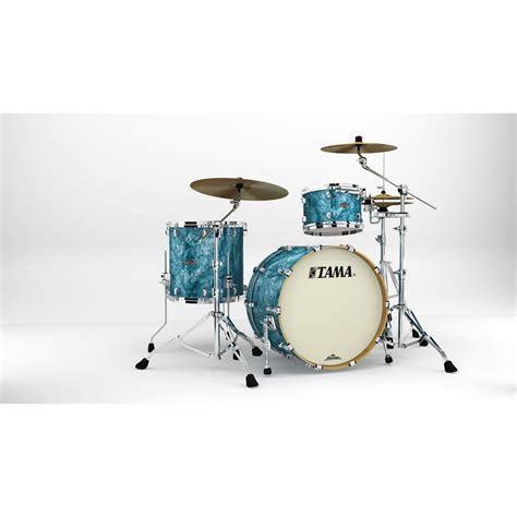 Batería Acústica Tama Starclassic Walnut Birch 3 Piece Turquoise Pearl