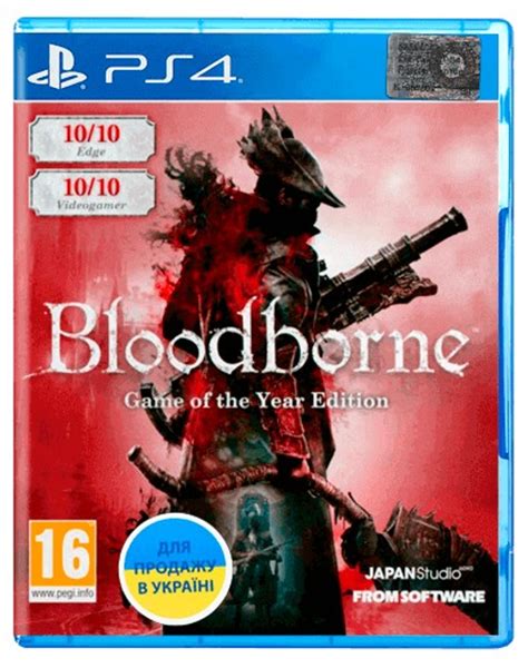 Rozetka Игра Bloodborne Game Of The Year Edition для Ps4 Blu Ray