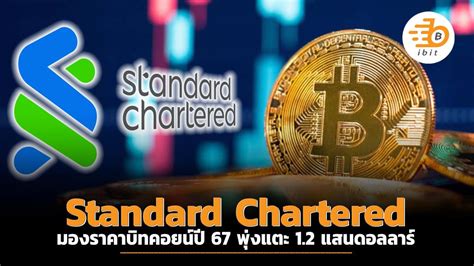 Standard Chartered มองราคาบิทคอยน์ปี 67 พุ่งแตะ 12 แสนดอลลาร์