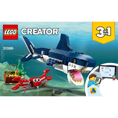 LEGO Deep Sea Creatures Set 31088 Instructions | Brick Owl - LEGO ...