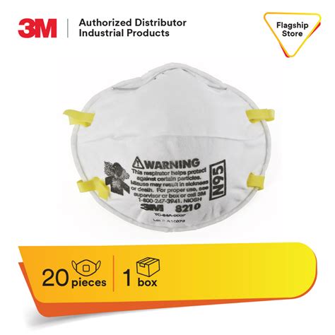 3m Particulate Respirator 8210 N95 Mask 20pcsbox Shopee Singapore