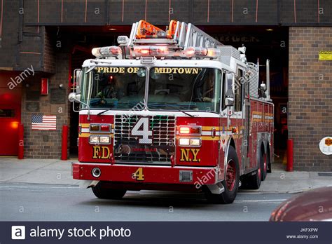 New York City Manhattan FDNY Pride Of Midtown Engine 54 Ladder 4