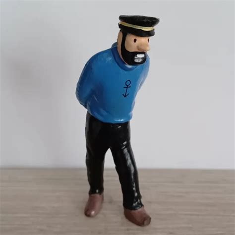 Figurine Pvc Tintin Kuifje Herge Lu Le Capitaine Haddock Avec Mains