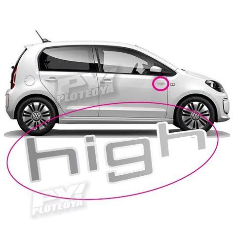 Calcos Volkswagen Vw Up High De Puerta Ploteoya Ploteoya