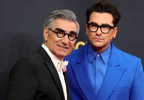 Schitt S Creek Stars Eugene And Dan Levy Make History As Father Son