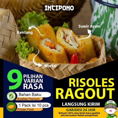 Jual Incipono Risol Smoked Beef Mayo Frozen 1 Pack Isi 10 Pcs Risoles