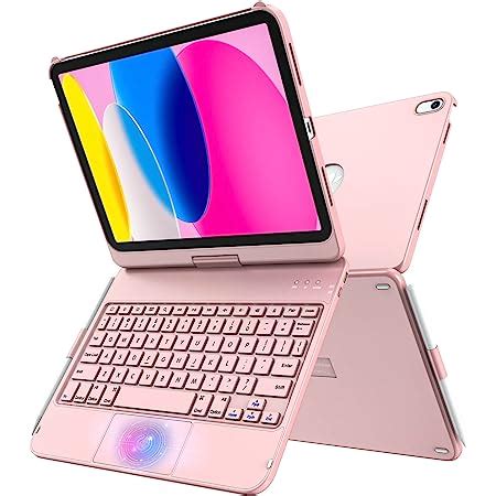 Funda con teclado táctil para iPad de 10 ª generación de tablet de 10 9