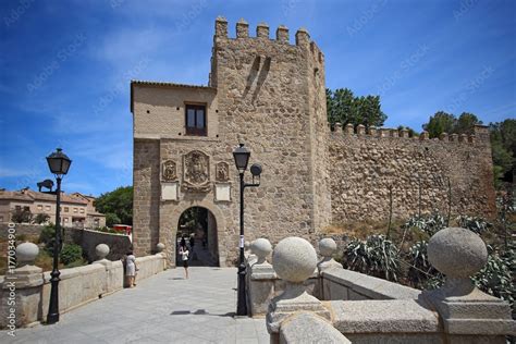 Puente de San Martin (Saint Martin Bridge), Toledo, Spain. The ...