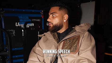 Winning Speech Slowed Reverb Karan Aujla Karanaujla Youtube