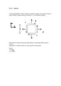 Esercizio Svolto Scienza Delle Costruzioni Statica Cauchy Docsity