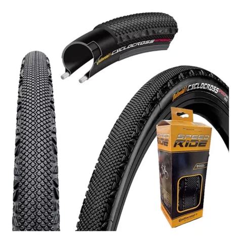 Pneu Continental Speed Ride Kevlar Mtb Xc X Cyclocross Cor Preto