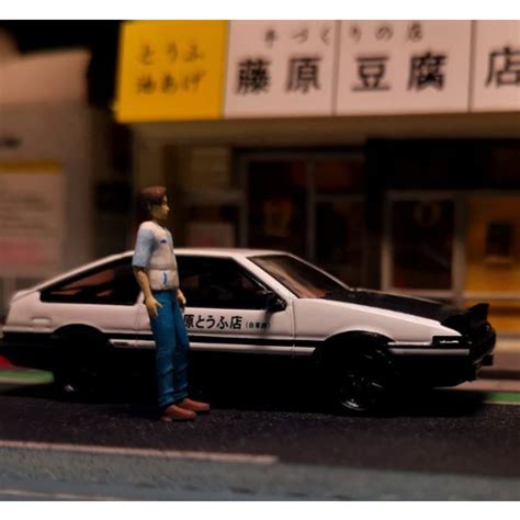 HOT WHEELS d 變化圖 首字母 D 藤原拓海姿勢 西洋鏡壓鑄風火輪愛好日本 HJ Minigt 蝦皮購物