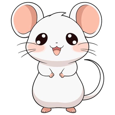 Premium Vector | Chibi Rat