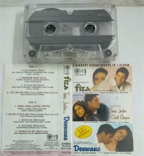 fiza tere jadoo deewane hindi film songs audio cassette mossymart